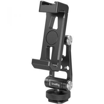 SmallRig - 4382 Metal Phone Holder with Cold Shoe Mount