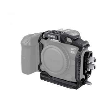 SmallRig 3656 “Black Mamba“ Half Cage & Cable Clamp for Canon EOS R5/R6/R5 C