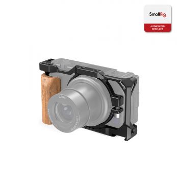 SmallRig 2937 Cage with Wooden Handgrip for Sony ZV1  