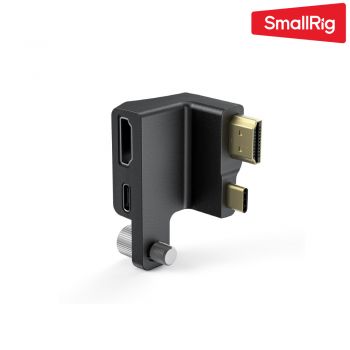 SmallRig AAA2700 HDMI & Type-C Right-Angle Adapter for BMPCC 4K Camera Cage