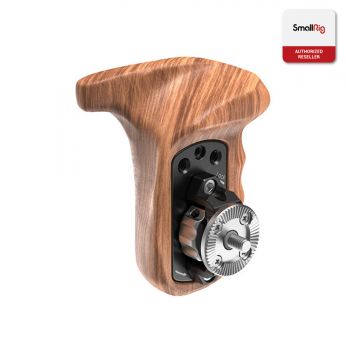 SmallRig 1891 Left Side Wooden Grip with Am Rosette