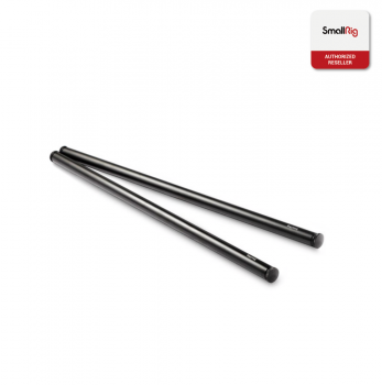 SmallRig 1054 2pcs 15mm Black Aluminum Alloy Rod(M12-40cm) 16inch