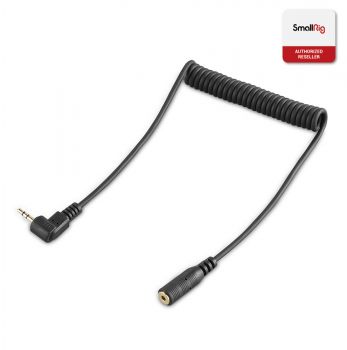 SmallRig - 2201 Coiled Male to Female 2.5mm LANC Extension Cable