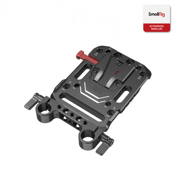 SmallRig 3016 V Mount Battery Plate with Dual 15mm Rod Clamp